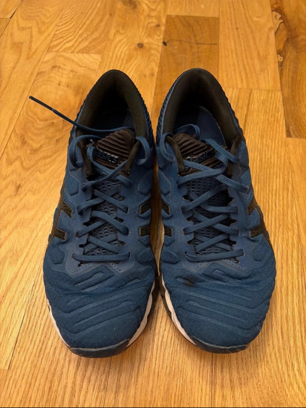 Asics women’s gel Quantum 360 running shoes peacoat/Mako blue